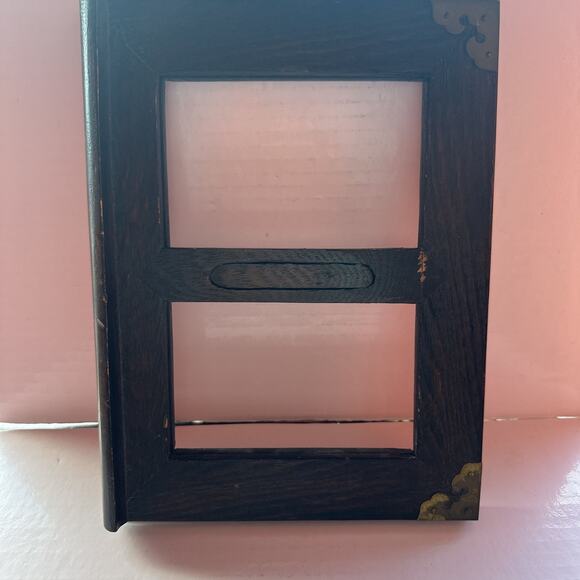 Antique Book Stand French Wooden Bible Rest Holder Vintage Lectern Reading Suppo - Picture 3 of 13